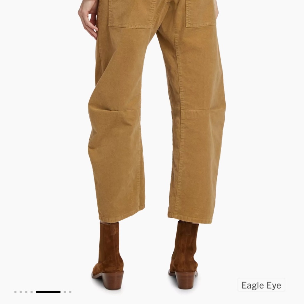 Nili Lotan Shon Corduroy Pant -Eagle Eye 8 NWT Cord Barrel Bow Leg - Picture 4 of 14